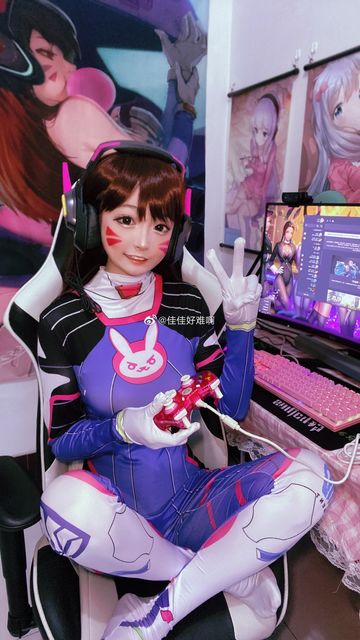 佳佳好难啊守望先锋dva